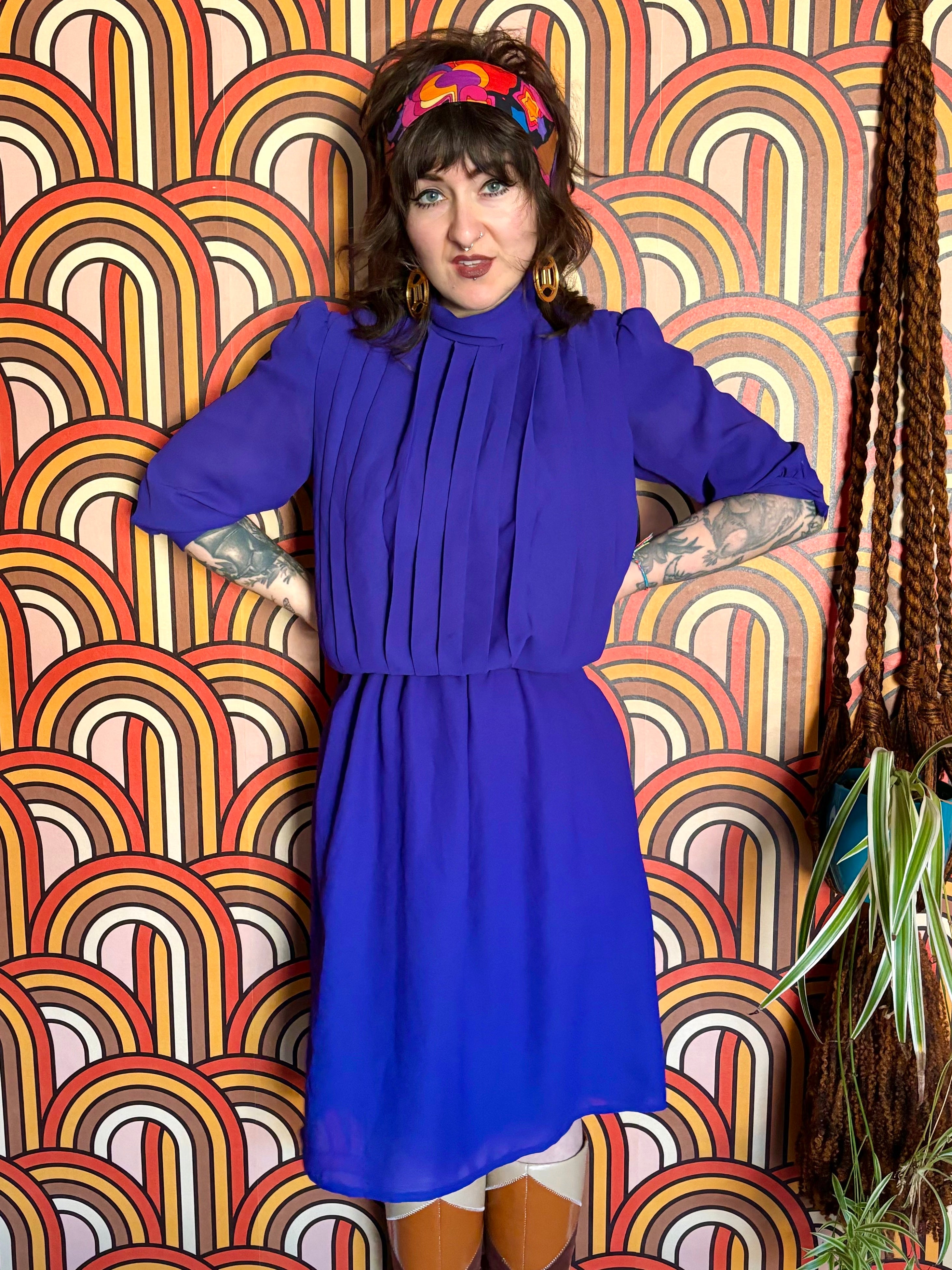 80s hotsell midi dress